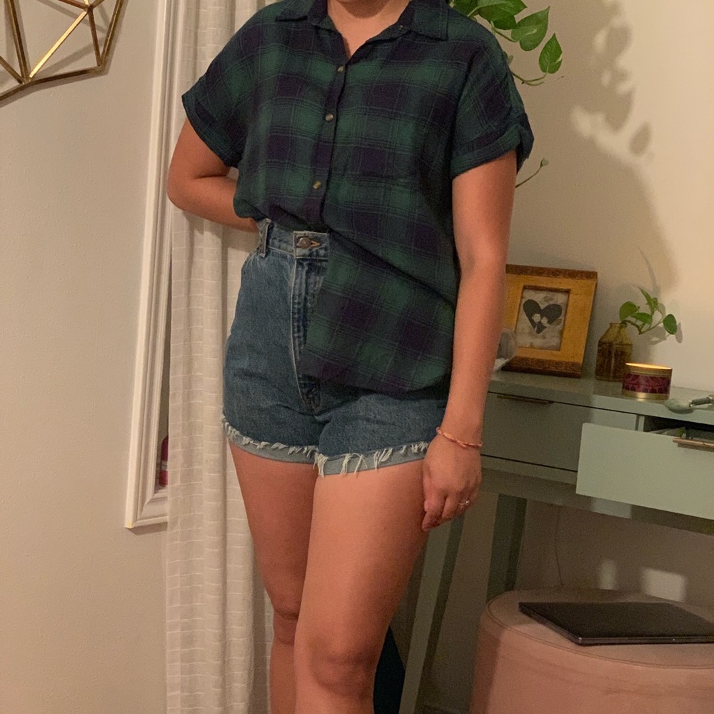 Plaid Button up
